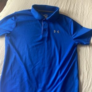 Boys under armor golf shirt